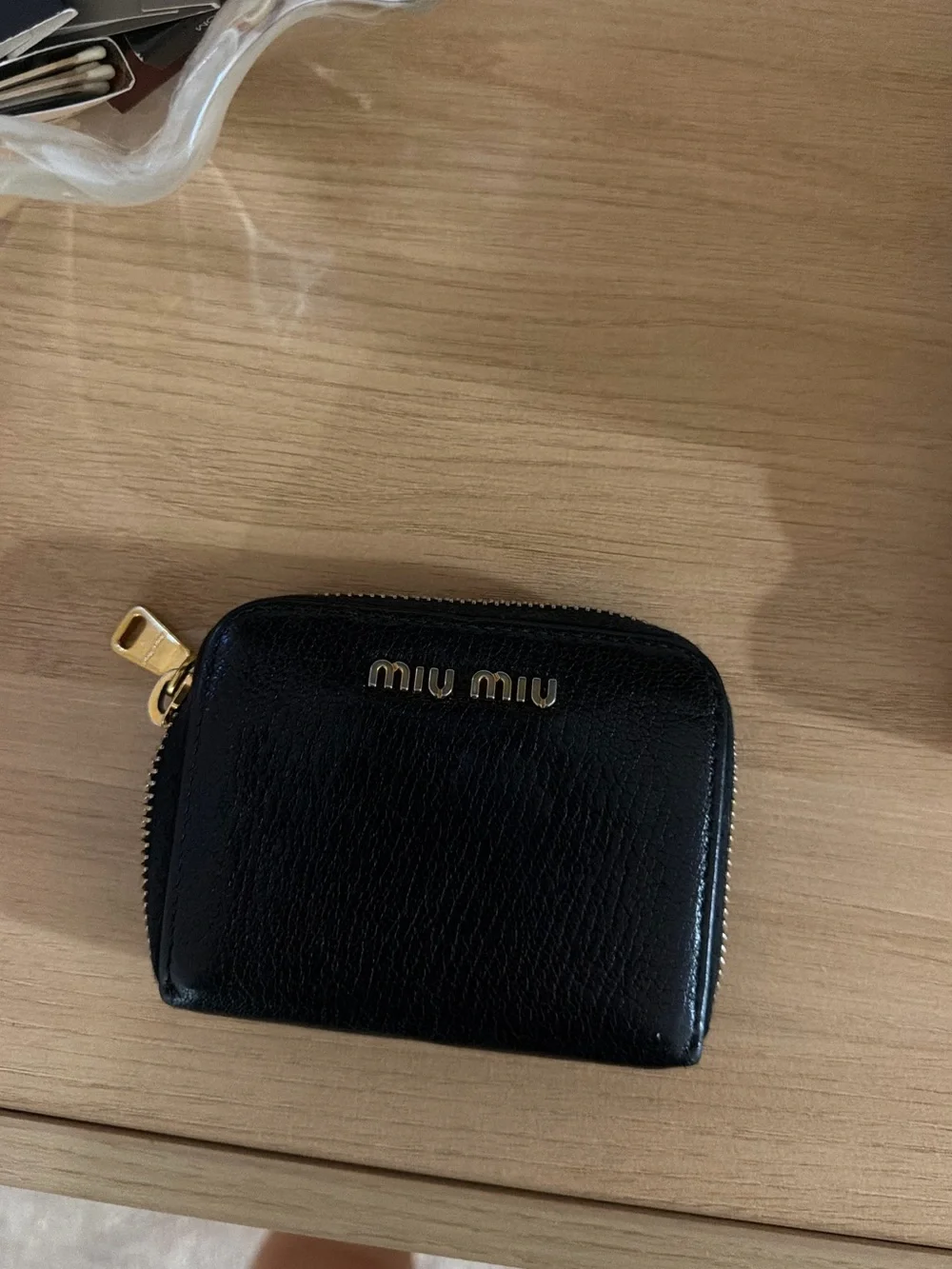 Miu Miu compact leather